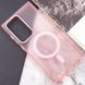 Чехол TPU Lyon frosted with MagSafe для Samsung Galaxy S22 Ultra Pink фото 5