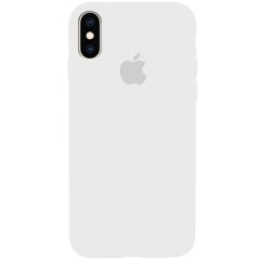 Чохол Silicone Case Full Protective (AA) для Apple iPhone X (5.8") / XS (5.8") Білий / White