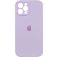 Чехол Silicone Case Full Camera Protective (AA) для Apple iPhone 12 Pro (6.1") Сиреневый / Lilac