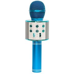 Караоке Микрофон-колонка WS858 Blue