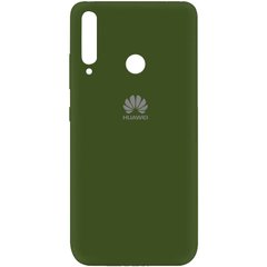 Чехол Silicone Cover My Color Full Protective (A) для Huawei P40 Lite E / Y7p (2020) Зеленый / Forest green