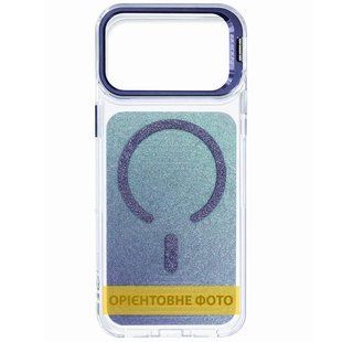 Чехол TPU+PC Jewel Sparkle with MagSafe для Apple iPhone 16 Pro Max (6.9") Royal Blue
