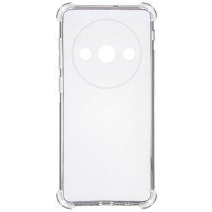 TPU чехол GETMAN Ease logo усиленные углы Full Camera для Xiaomi Redmi A3 Бесцветный (прозрачный)