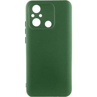Чохол Silicone Cover Ummi Lakshmi Full Camera (AA) для Xiaomi Redmi 12C / Poco C55 Зелений / Dark green