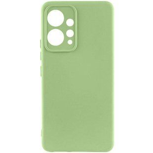 Чехол TPU GETMAN Liquid Silk Full Camera для Xiaomi Redmi Note 12 4G Зеленый / Pistachio