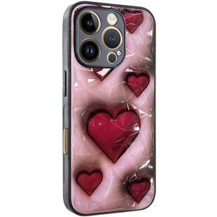 TPU+PC чохол Prisma Plushie для Apple iPhone 16 Pro Max (6.9") Hearts