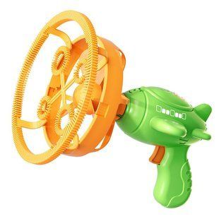Пистолет для мыльных пузырей H035 Bubble Gun с пропеллером 2in1 + bottle 250ml Green