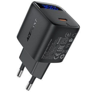 МЗП Acefast A115 PD30W GaN (1USB-C) Black