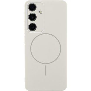 Чохол Silicone Cover Lakshmi Full Camera (AA) with MagFit для Samsung Galaxy S23 FE Білий / White