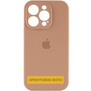 Чехол Silicone Case Full Camera Protective (AA) для Apple iPhone 17 Pro Max (6.9") Бежевый / Desert Gold