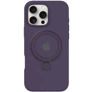 Чехол Silicone Case Full Protective with Ring для Apple iPhone 16 Pro (6.3") Purple