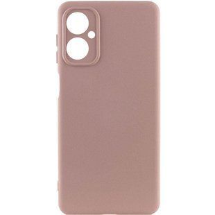 Чехол Silicone Cover Ummi Lakshmi Full Camera (AA) для Motorola Moto G55 5G Розовый / Pink Sand