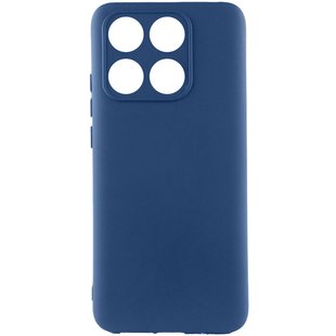 Чехол Silicone Cover Lakshmi Full Camera (AA) для Xiaomi 14 Синий / Navy Blue