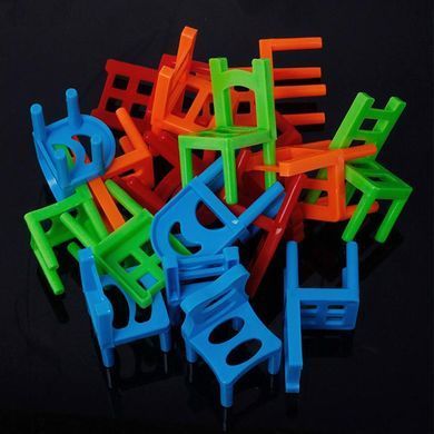 Настільна інтерактивна гра Ummi 301 Balance Chairs (18pcs) Colorful