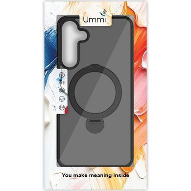 Чохол Ummi Colorful with Magnetic Fit HQ Ring для Samsung Galaxy S24+ Black