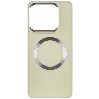 TPU чохол Bonbon Metal Style with MagSafe для Xiaomi 13 Pro Білий / White