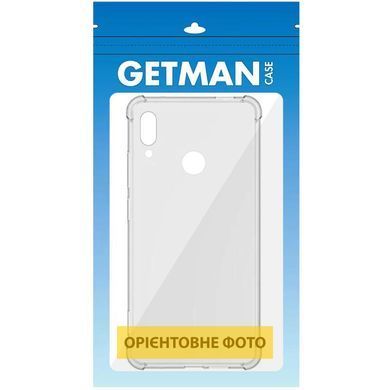 TPU чехол GETMAN Ease logo усиленные углы Full Camera для Motorola Moto G86 5G Бесцветный (прозрачный)