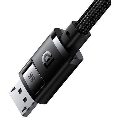 Дата кабель Baseus High Definition Series DP 8K to DP 8K (1.5m) (B00633706111) Cluster Black