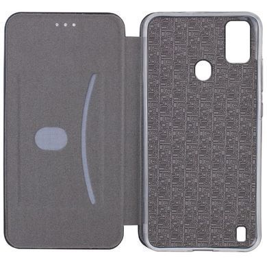 Кожаный чехол-книжка Classy для ZTE Blade A51 Синий