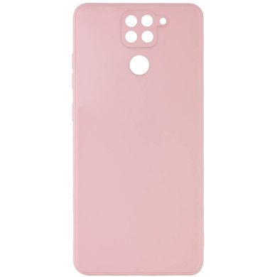 Силиконовый чехол Candy Full Camera для Xiaomi Redmi Note 9 / Redmi 10X Розовый / Pink Sand