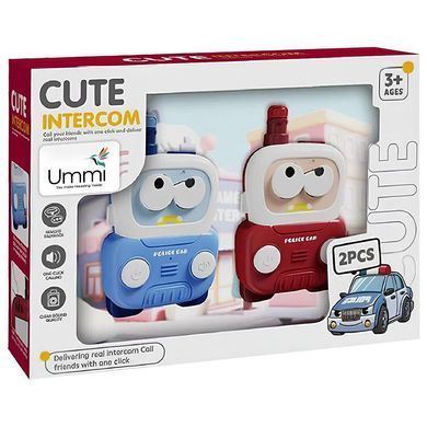 Детская обучающая рация ME-214 Police Car Cute Intercom (2pcs) Blue / Red