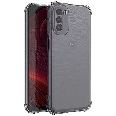 TPU чохол GETMAN Ease logo посилені кути Full Camera для Motorola Moto G31 Безбарвний (прозорий)