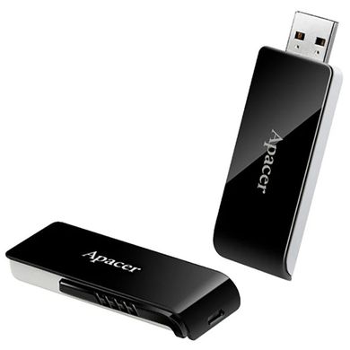 Флеш накопитель Apacer USB 3.2 AH350 64Gb Black