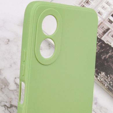 Силиконовый чехол Candy Full Camera для Oppo A78 4G Фисташковый