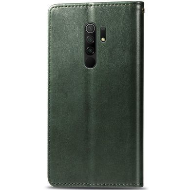 Шкіряний чохол-книжка GETMAN Gallant (PU) для Xiaomi Redmi 9 Зелений