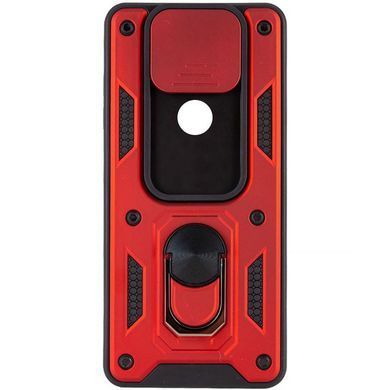 Чехол Ummi Camshield Serge Ring для Xiaomi Redmi Note 9 / Redmi 10X Красный / Red