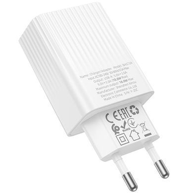 МЗП Borofone BAS72A Source QC3.0 18W (1USB-A) White