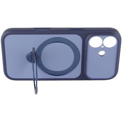 Чохол Ummi Full Camera with Magnetic Fit HQ Ring для Apple iPhone 17 (6.3") Navy Blue