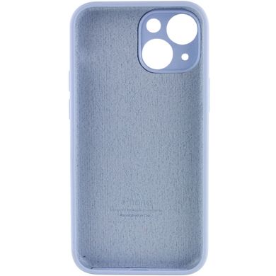 Чохол Silicone Case Full Camera Protective (AA) для Apple iPhone 15 Plus (6.7") Блакитний / Lilac Blue