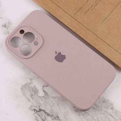 Чехол Silicone Case Full Camera Protective (AA) для Apple iPhone 13 Pro (6.1") Серый / Lavender