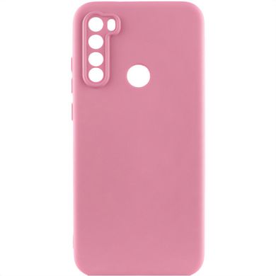 Чохол TPU GETMAN Liquid Silk Full Camera для Xiaomi Redmi Note 8T Рожевий / Pink