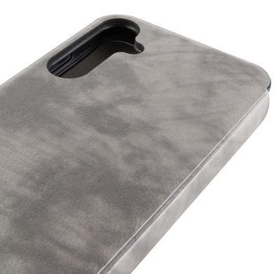 Шкіряний чохол-книжка Belora для Samsung Galaxy A24 4G Gray