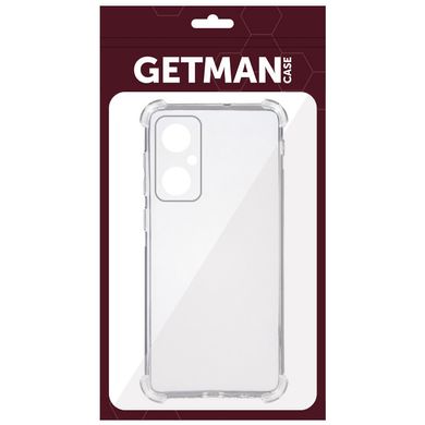 TPU чохол GETMAN Ease logo посилені кути Full Camera для Xiaomi Redmi Note 11R Безбарвний (прозорий)