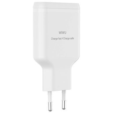 СЗУ WIWU G034 Essen PD45W GaN (2USB-C) White