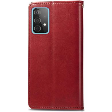 Шкіряний чохол книжка GETMAN Gallant (PU) для Samsung Galaxy A52 4G / A52 5G / A52s Червоний