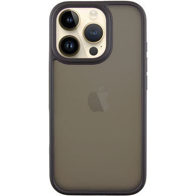 TPU+PC чохол Metal Buttons для Apple iPhone 16 Pro (6.3") Чорний / Black