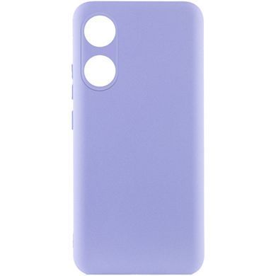 Чехол Silicone Cover Lakshmi Full Camera (AAA) для Oppo A58 4G Сиреневый / Dasheen