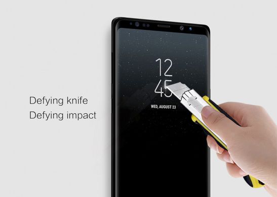 Уцінка Захисне скло Nillkin (CP+ max 3D) для Samsung Galaxy Note 9 Пошкоджена упаковка / Чорний