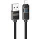 Дата кабель Hoco U137 Line with display USB to Lightning 2.4A/12W (1.2m) Black фото 1