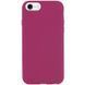 Чехол Silk Full Protective (AA) NO LOGO для Apple iPhone SE (2020) / 7 / 8 (4.7") Бордовый / Maroon