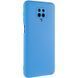 Чехол TPU GETMAN Liquid Silk Full Camera для Xiaomi Redmi Note 9s / Note 9 Pro / Note 9 Pro Max Голубой / Lilac Blue