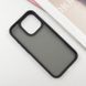 TPU+PC чохол Metal Buttons для Apple iPhone 16 Pro (6.3") Чорний / Black фото 4