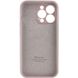 Чехол Silicone Case Full Camera Protective (AA) для Apple iPhone 13 Pro (6.1") Серый / Lavender фото 2