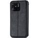 Кожаный чехол-книжка GETMAN Cubic (PU) для Xiaomi Redmi 10A Черный фото 2