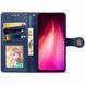 Шкіряний чохол книжка GETMAN Gallant (PU) для Xiaomi Redmi Note 8T Синій фото 6