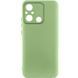 Чехол TPU GETMAN Liquid Silk Full Camera для Xiaomi Redmi 12C Зеленый / Pistachio